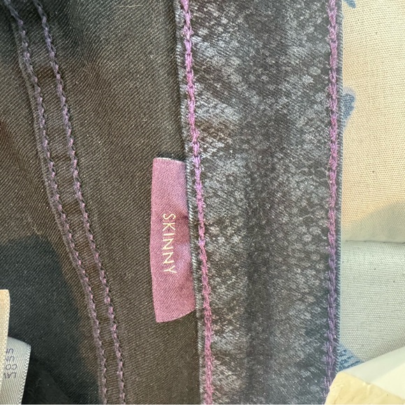 NYDJ blue Snake Print Skinny Jeans - Picture 5 of 7